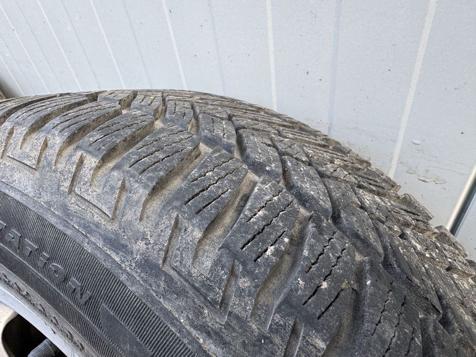 4 бр джанти 5x112 Mercedes W211 7.5J ET 42 със зимни гуми 225/55/16