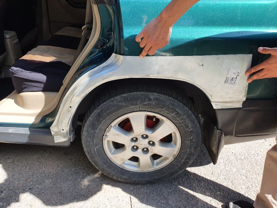 Крыло заднее на Форестер SF 97-02, Ремчасти задних крыльев.