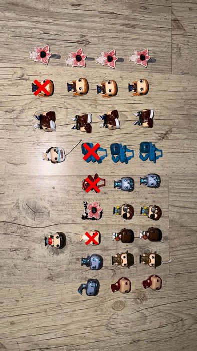 Kinder joy x stranger things фигурки