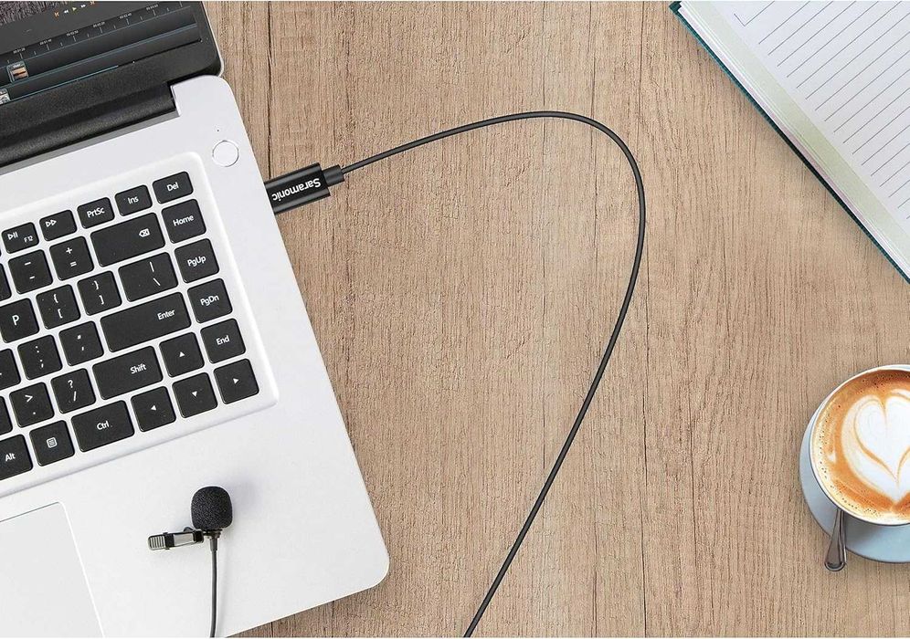 Microfon Lavaliera Saramonic SR-ULM10 USB-A Cablu 2m PC Mac Laptop
