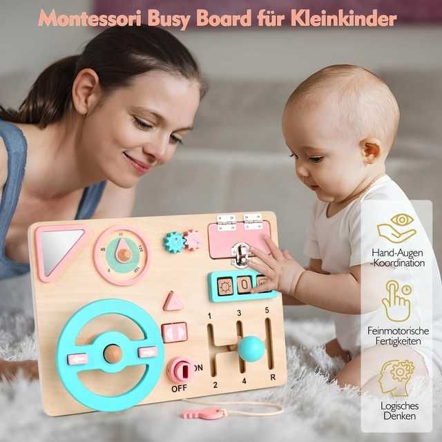 Joc Montessori, Panou de activități tip Bord Auto