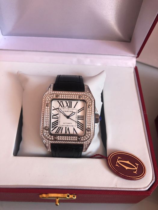 Ceas Cartier Santos 100 Diamond nou sigilat