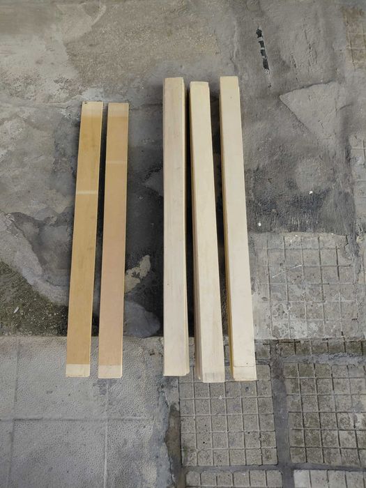 Ламели/дървени летви от подматрачна рамка