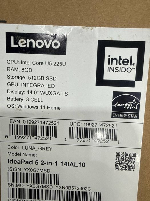 Новый Lenovo IdeaPad 5 360