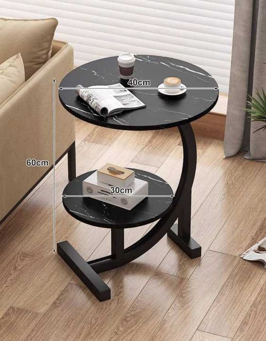 2-х ярусный деревянный журнальный столик m19