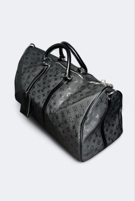 Louis vuitton - LV Pattern Embossed duffle bag-black