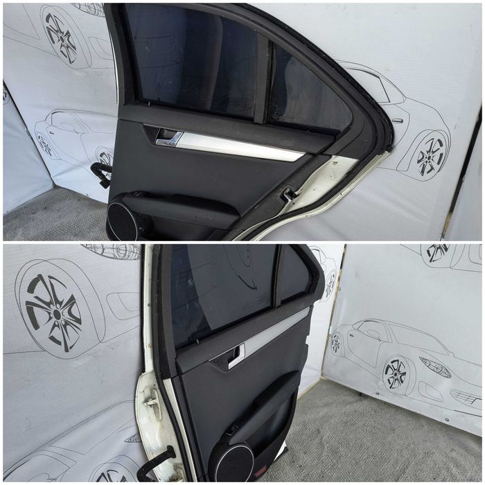 Ușă Spate Dreaptă Mercedes-Benz C-Class W204 Sedan Alb Cod Culoare 650 2011 / [2007-2014] / A2047302200 (11H)