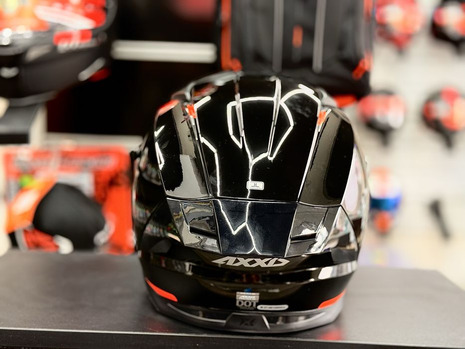 Casca Moto Axxis Panther SV NEGRU Lucios