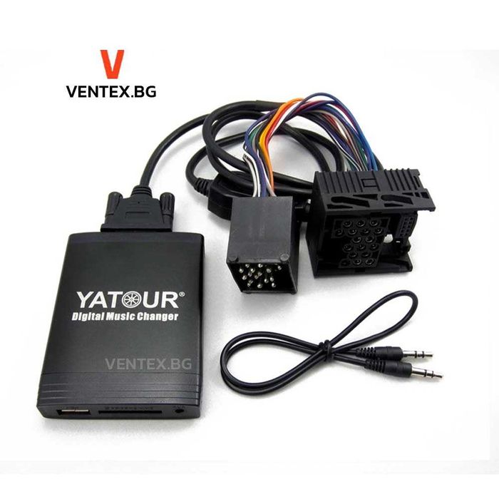 YATOUR дигитален чейнджър за BMW E36, E38, E39, E46, X3, X5 USB и AUX