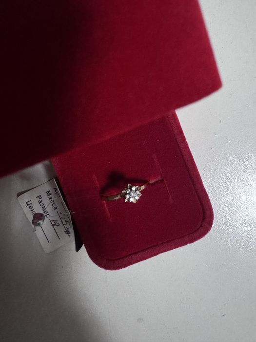 Колечко золотое 585 пробы