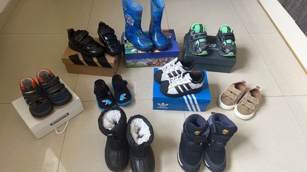 Детски обувки New balance, Adidas, Timberland