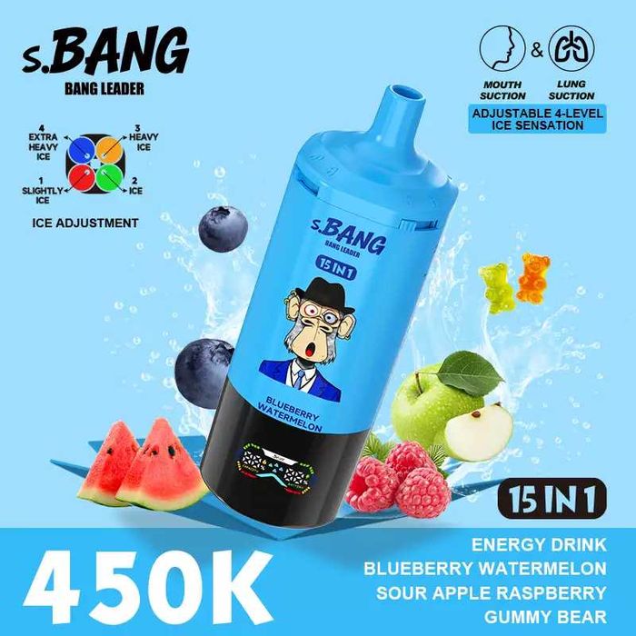 Bang 450k reincarcabil 15 in 1 multe arome!