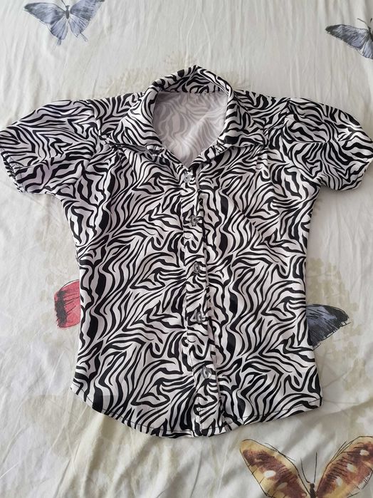 Bluze cu maneca scurt, camasa, marimea XS, S
