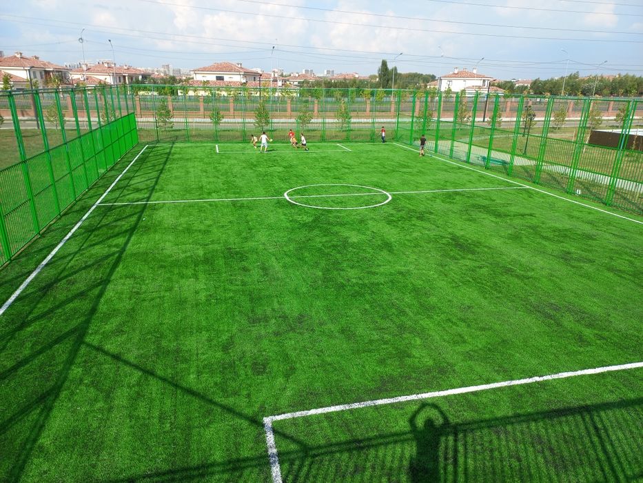 Монтаж искусственный газон