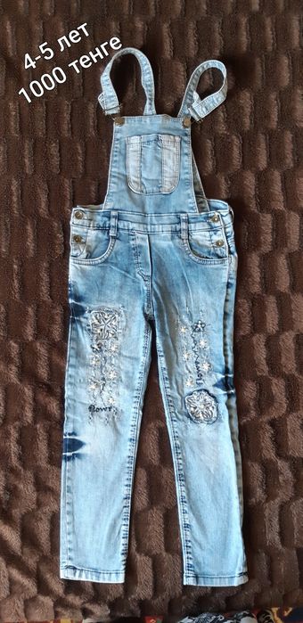 Вещи для девочки 3-7 лет из джинсы