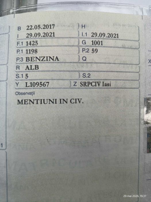 Nissan Micra Model K13 2017