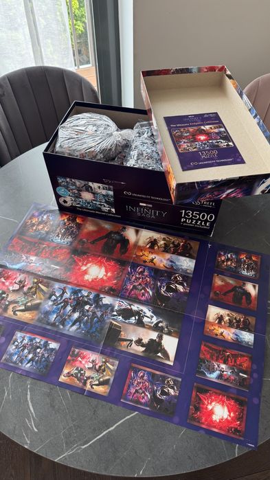 Puzzle Marvel Infinity Saga 13.500 piese – nou, sigilat + poster