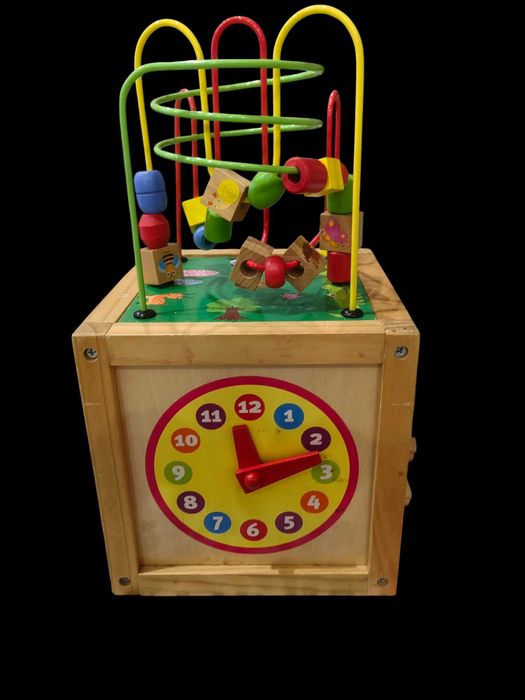 Дървен образователен куб Beluga