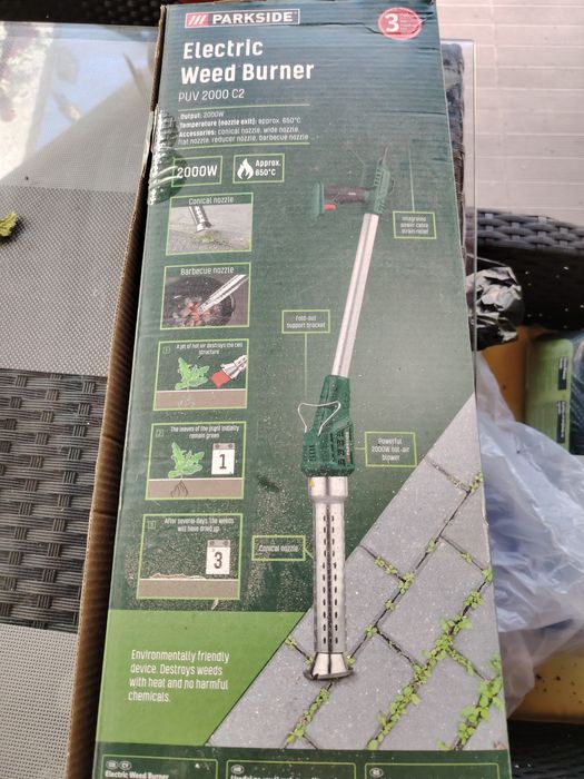 Уред за плевене с топлина.