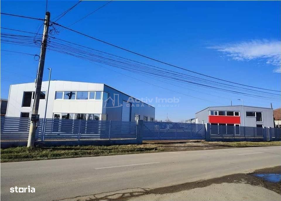 Hala Moderna 400 Mp + Showroombirouri | Teren 2.500 Mp | Acces Tir | L