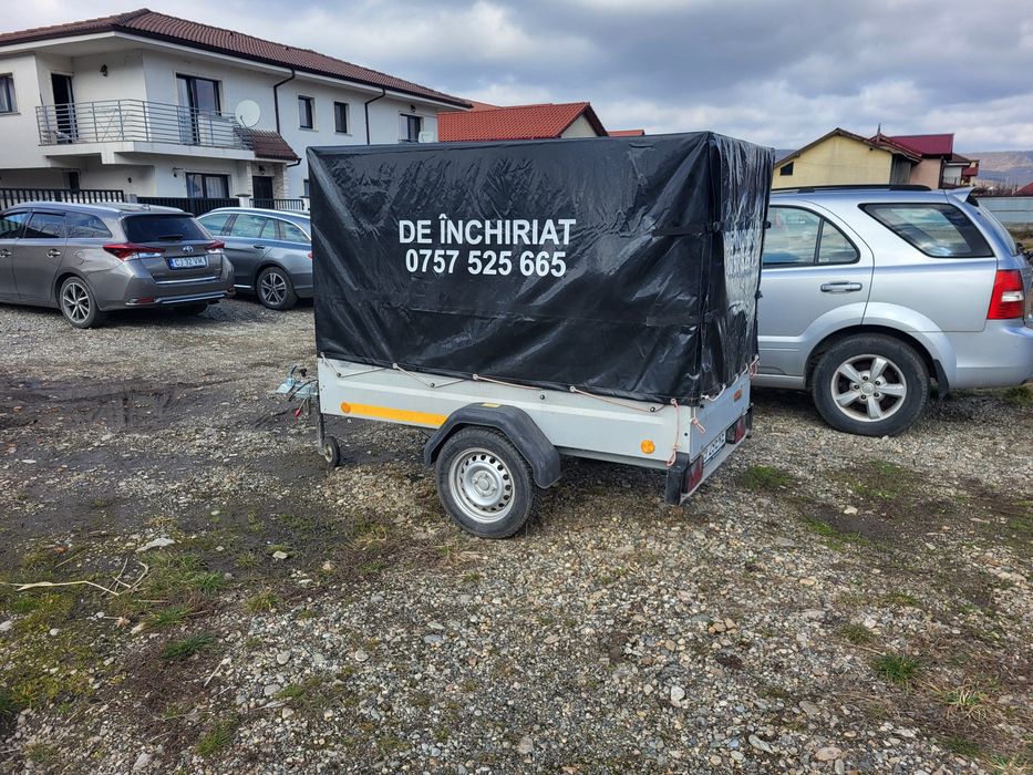 Remorca de închiriat  masa totala 750kg petru mai multe detali la telefon750kg