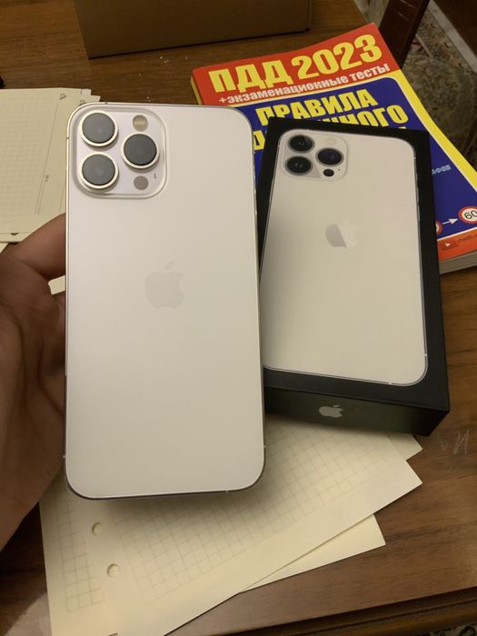 Iphone 13 pro max silver 128gb 91%
