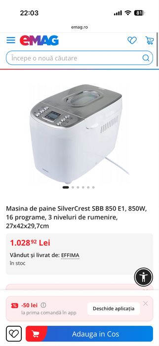 Vand masina de facut paine