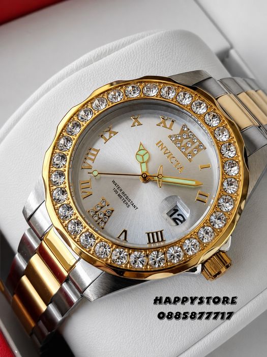 INVICTA Pro Diver silver/gold women 38 mm, Инвикта нов дамски часовник