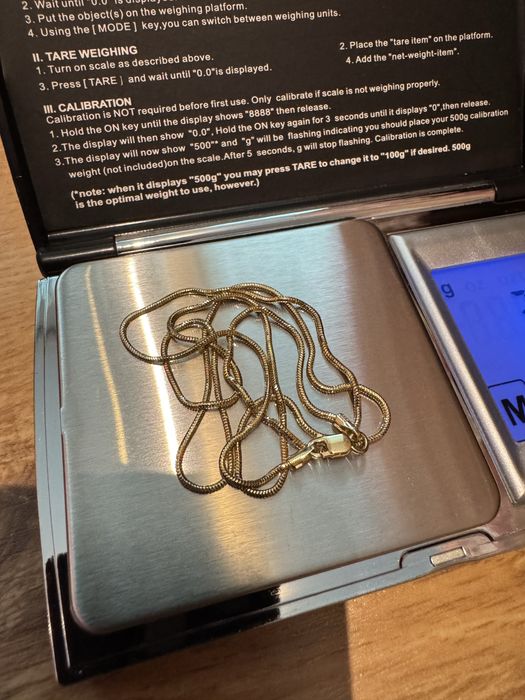 Златен синджир - 3.66гр. - 14К