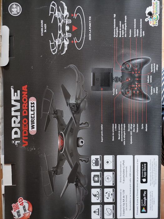 iDrive video Drona 14+ cu telecomanda