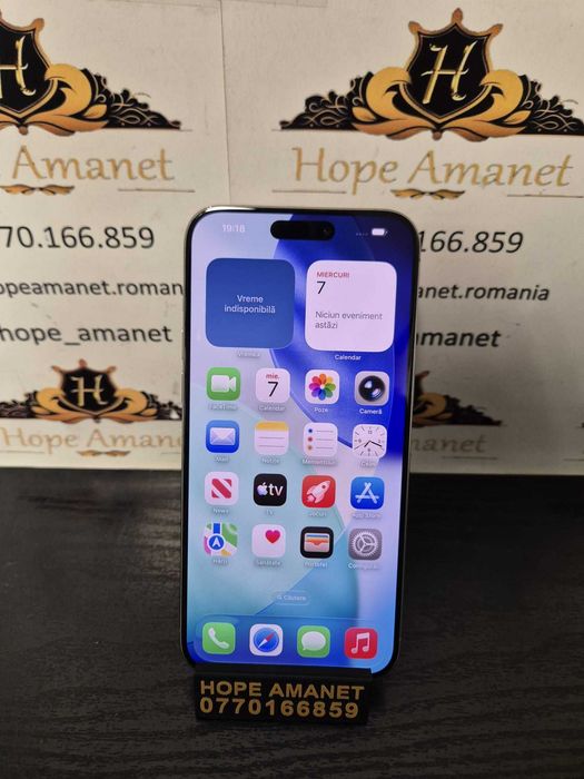 Hope Amanet P10/Iphone 15 Pro Max 256 GB / BATERIE 100%