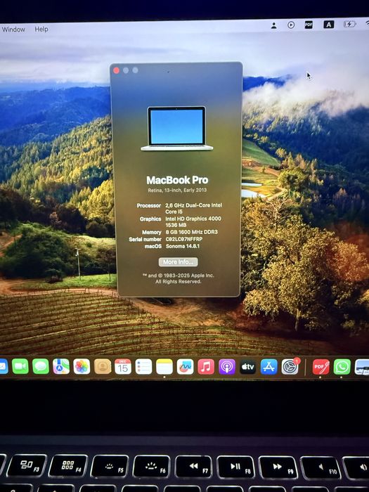 Schimb Macbook Pro i5 8gb ram cu laptop de gaming sau pc