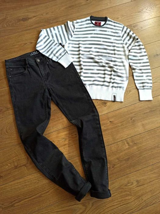 JACK & JONES дънки и блуза ръст 170