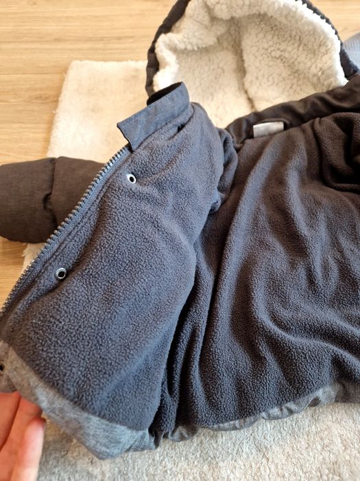 Две зимни бебешки якета 80см