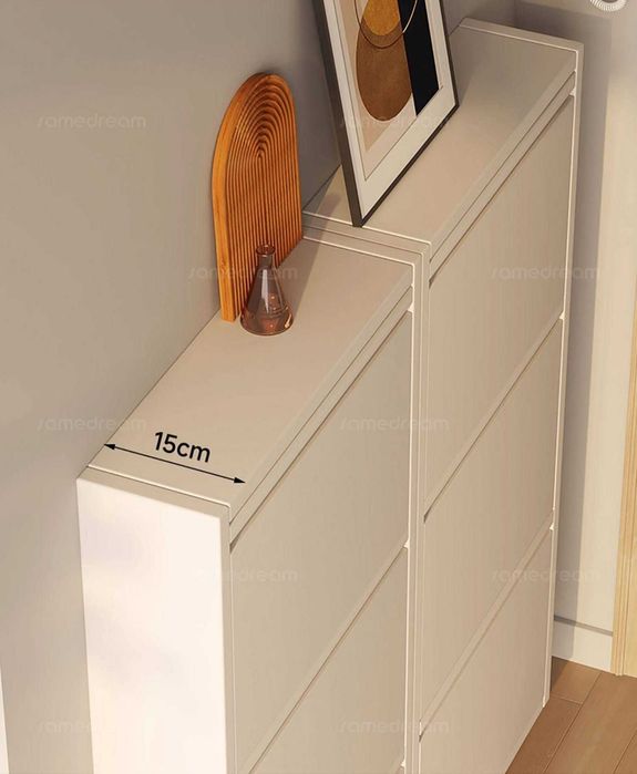 Коридорный настенный шкаф/ультратонкий/округлённые формы