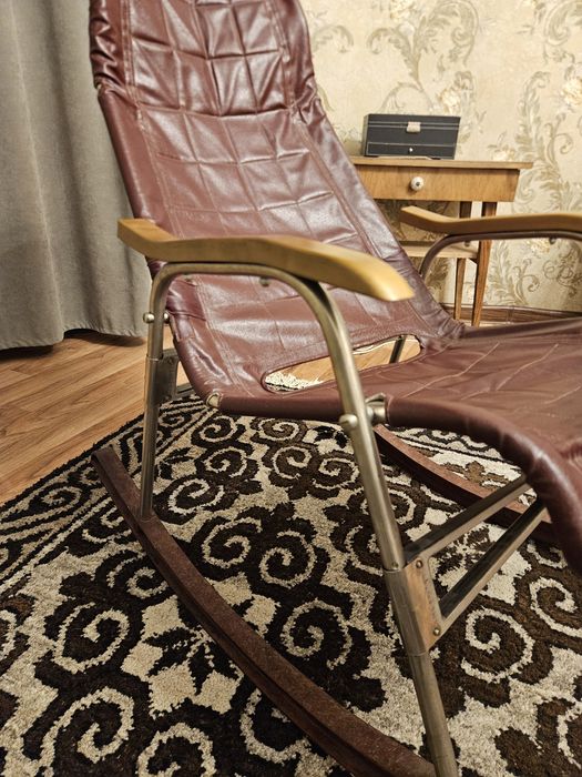 Кресло качалка винтажное ссср