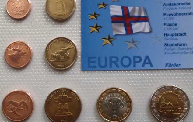 редки ПРОБНИ евросетове монети (не са в обращение)