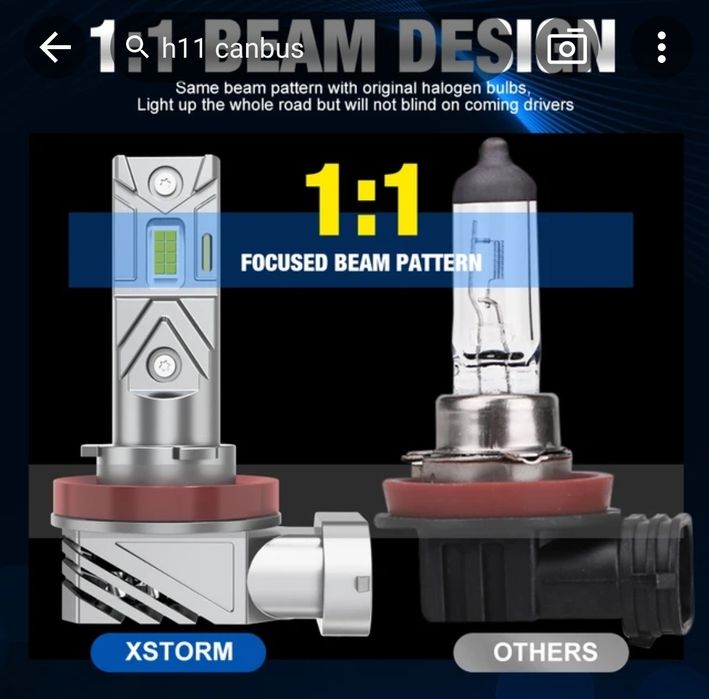 много мощни led CSP лед крушки H1 H4 H7 H11 T10 (автомобил  лампи кола