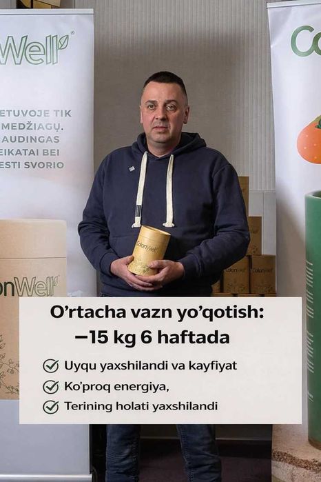 Vazn tashlash va qabziyatdan Evropaning eng mashxur mahsuloti