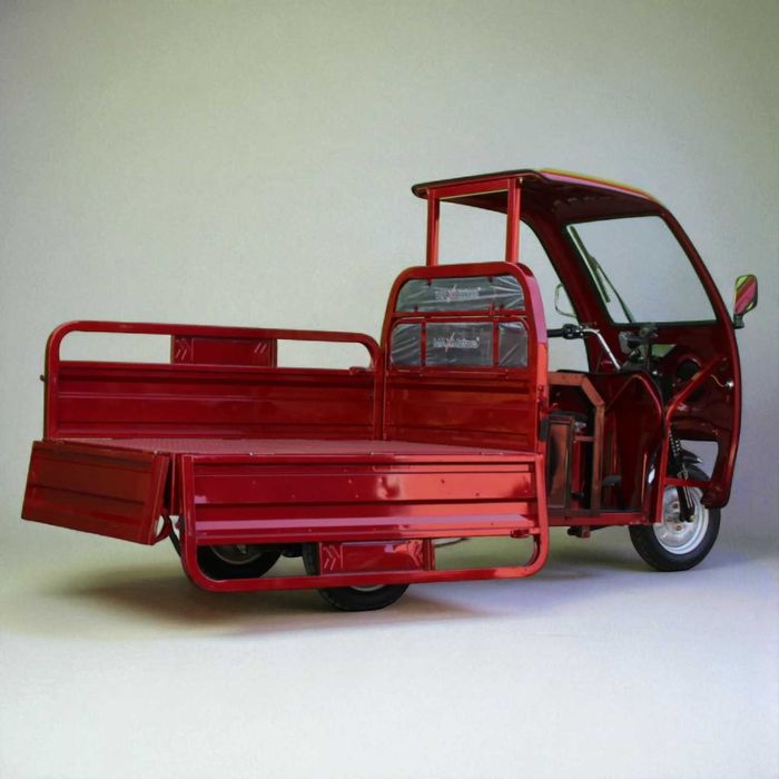 Електрическа карго триколка MAX MOTORS с покрив 2500W/ 60V/ 45Ah RED