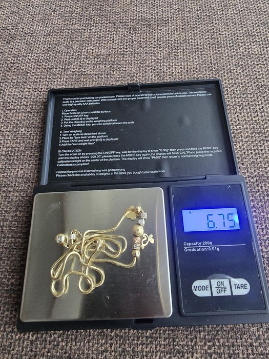 Златна дамско колие