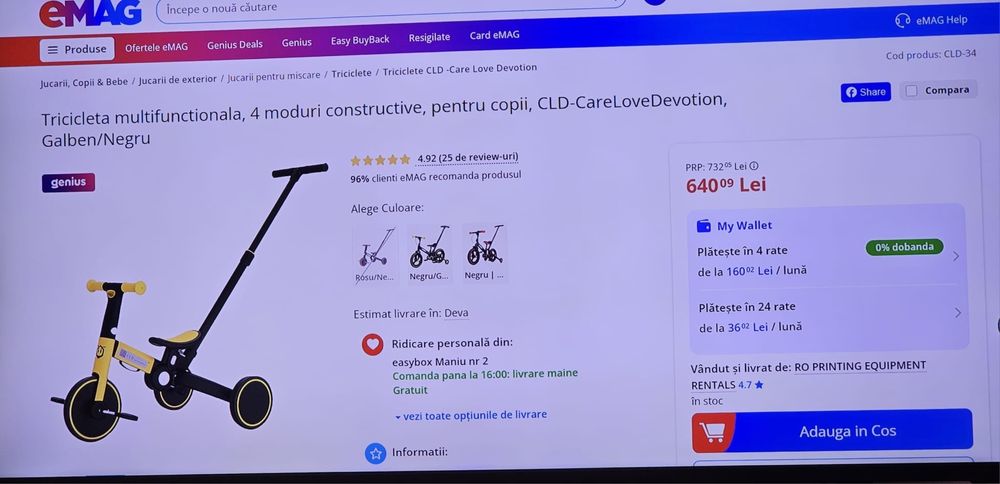 Tricicleta multifunctionala