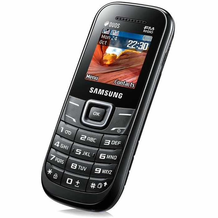 Telefon mobil Samsung E1207 Dual Sim Black