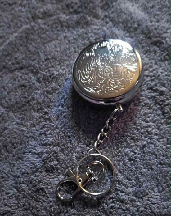 10 лв Пепелник за път/ мобилен неръждаема стомана с ключодържател