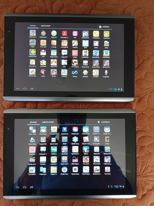 Vând sau schimb 2 tablete Acer iconia A500