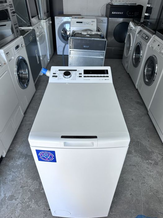 Пералня +гаранция 1 година. SIEMENS, малка, тясна 40см. Горно пълнене 7кг. Безплатна доставка за София