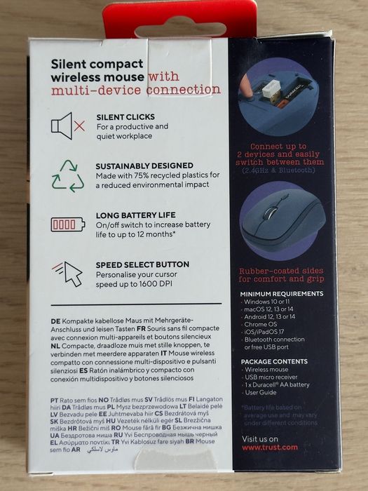 Mouse Wireless Trust - nou, sigilat