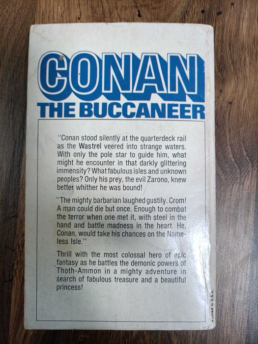 Conan the Buccaneer by L. Sprague de Camp & Lin Carter Paperback