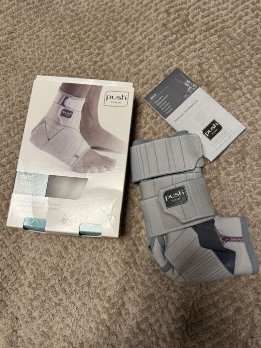 Push Braces ортопедична наколенка за глезен за десен крак