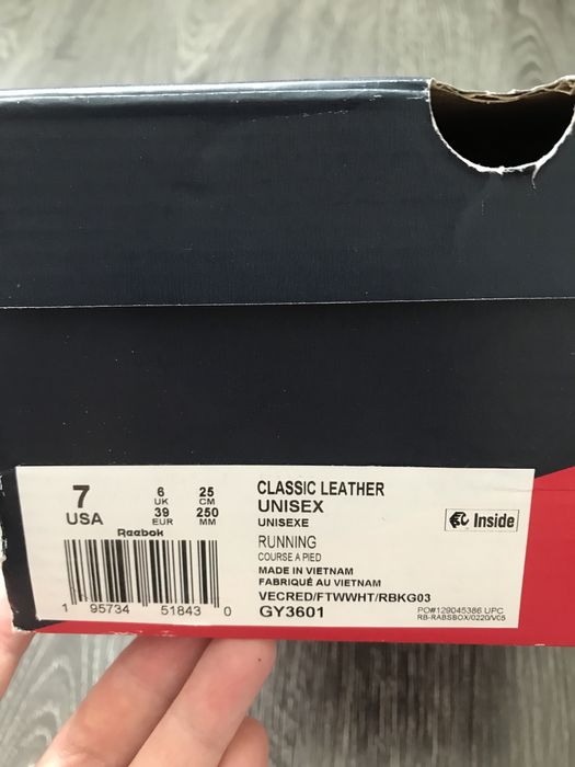 Кроссовки Reebok оригинал